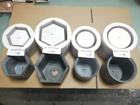 四款不同尺寸形状仿玉手镯硅胶模具和模种