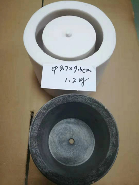 圆形仿玉手镯硅胶模具和模种特写