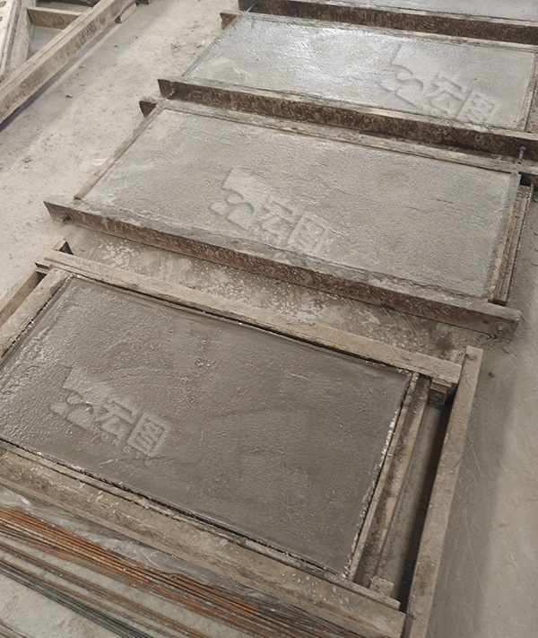 利用砖雕模具硅胶灌注生产砖雕