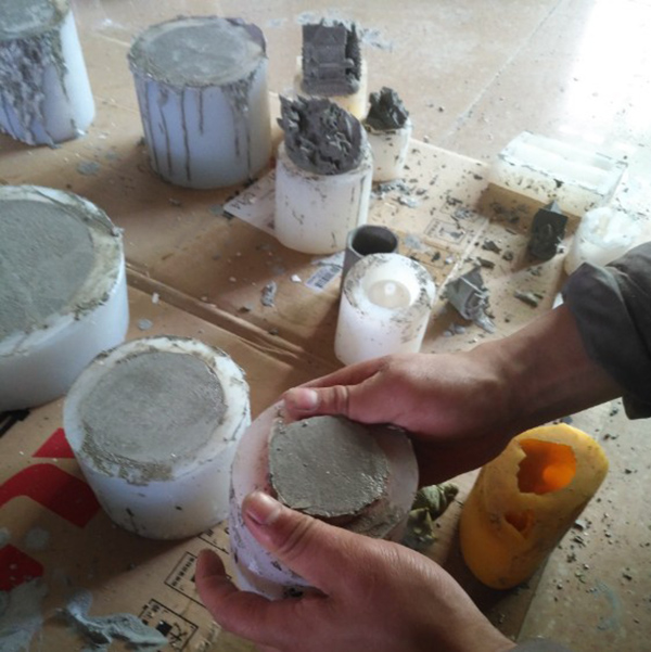 硅胶模具制作水泥工艺品