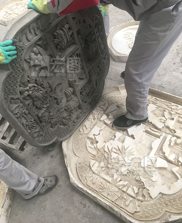 砂岩建材脱硅胶模具