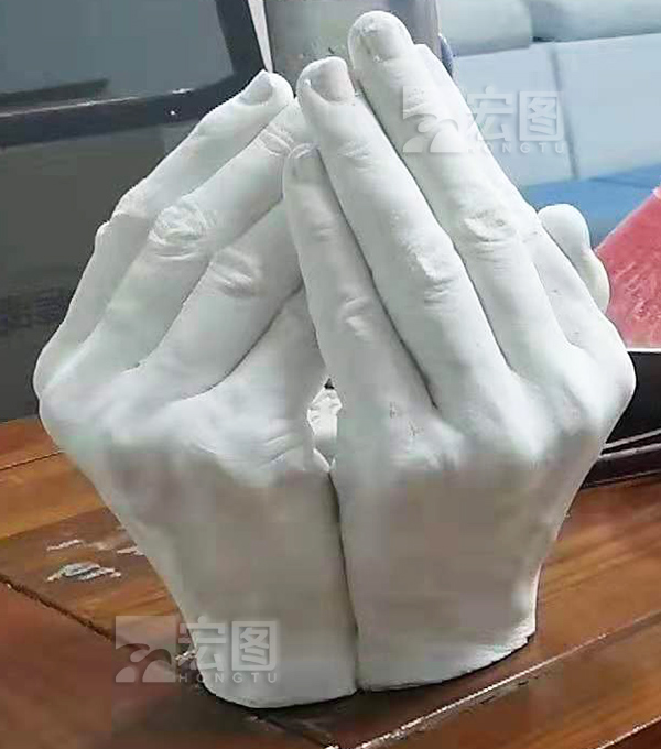 石膏工艺品硅胶模具手部清晰复制