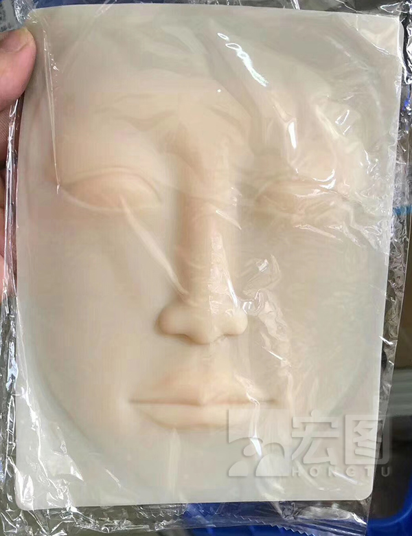 医美人脸面皮练习块